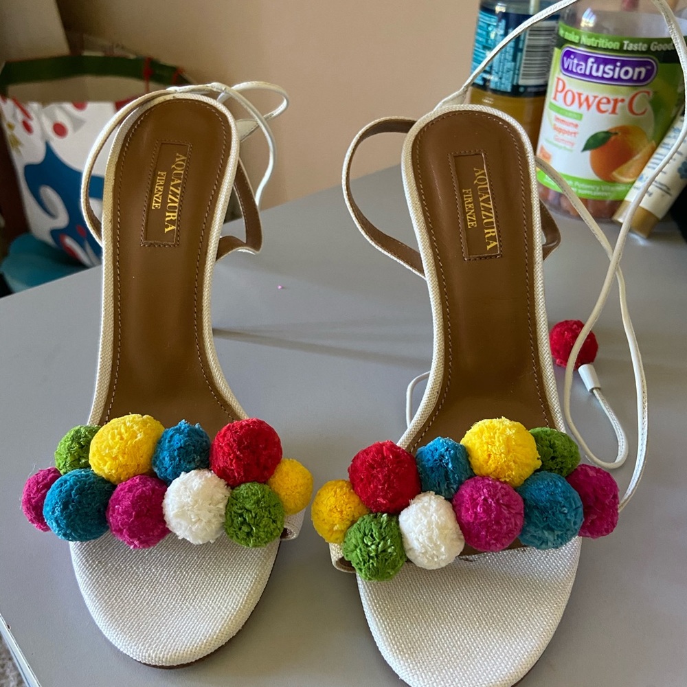 AQUAZZURA HEELS SIZE 7